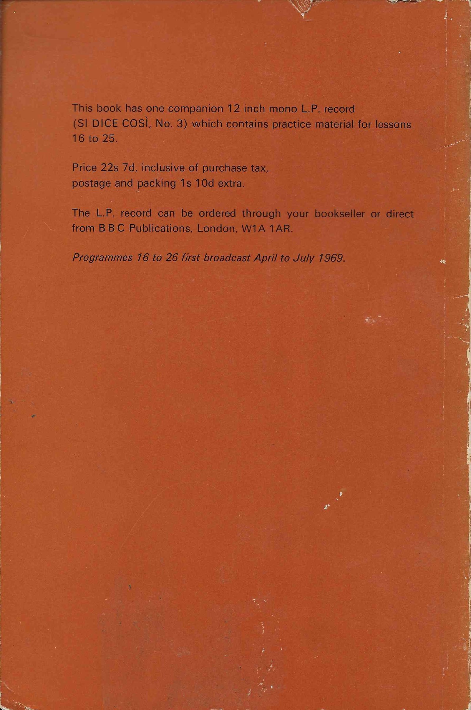 Back cover of SBN 563 08467 7